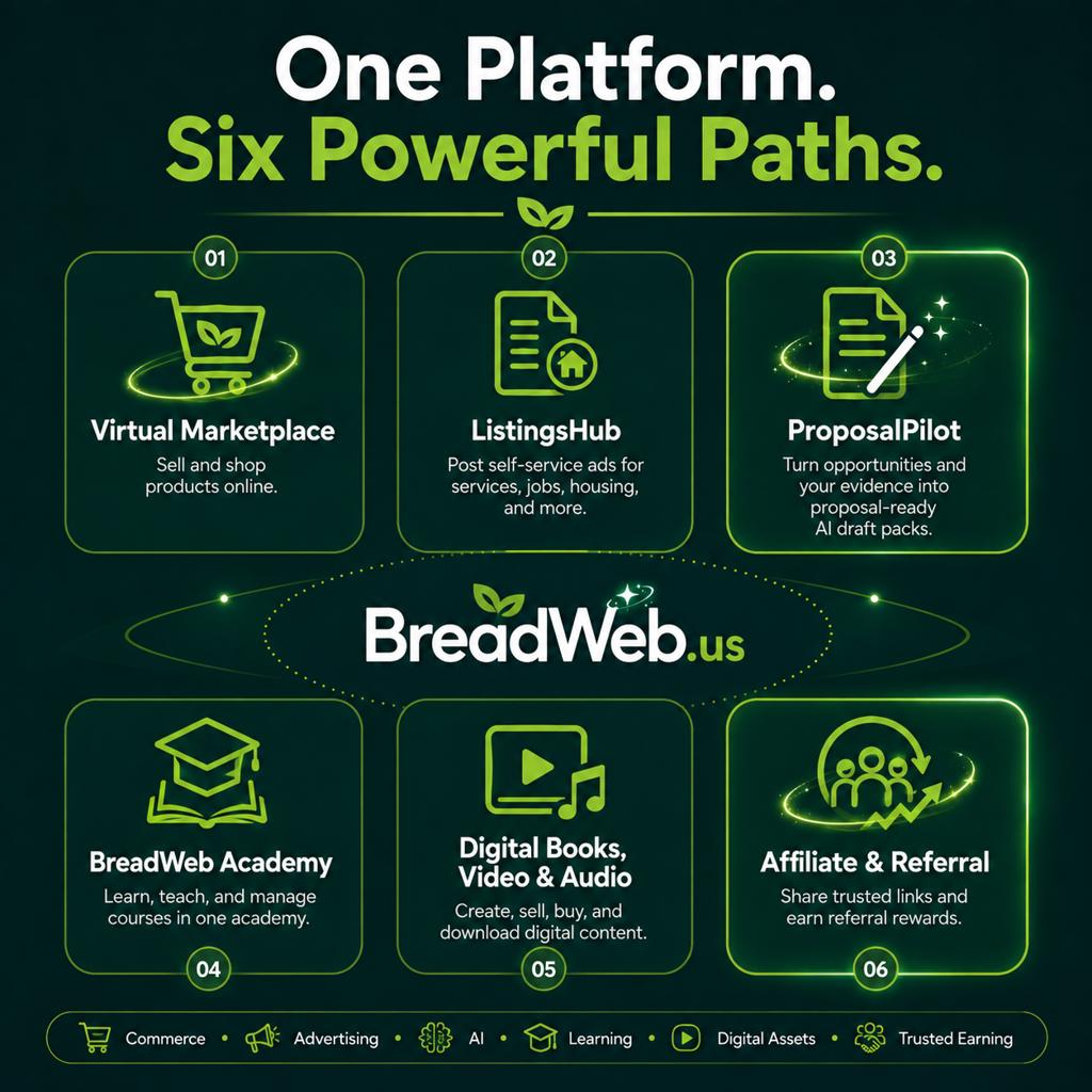 BreadWeb LLC Unpaid Digital Business & Technology Learning Internship
